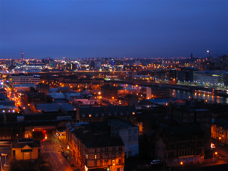 Glasgow by night