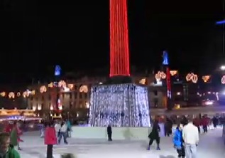 Glasgow George Square: Xmas deco, 2007 (I)