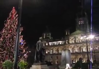Glasgow George Square: Xmas deco, 2007 (II)